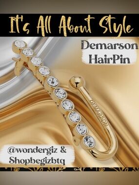 Authentic Demarson Delicate Statement HairPin To Call the Attention of Everyone